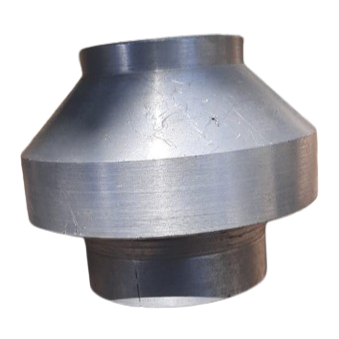 Aluminium pressure vacuum valve - profile view of the domed hood over the valve body